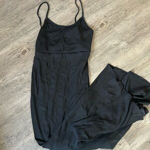 Pinkblush Maternity ribbed maxi dress